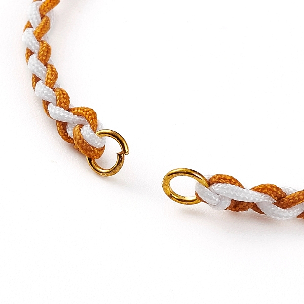 

PandaHall Adjustable Nylon Braided Cord Bracelet Making, with 304 Stainless Steel Jump Rings, Chocolate, 5~9-5/8 inch(12.8~24.5cm) Nylon..., Brown