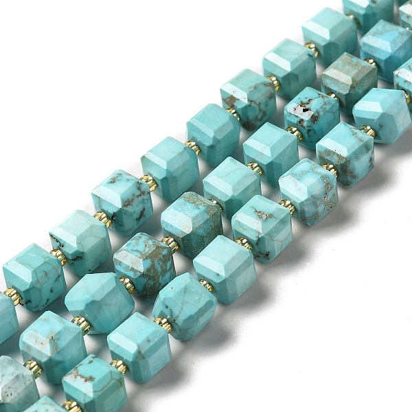 Natural Howlite Bea… - image
