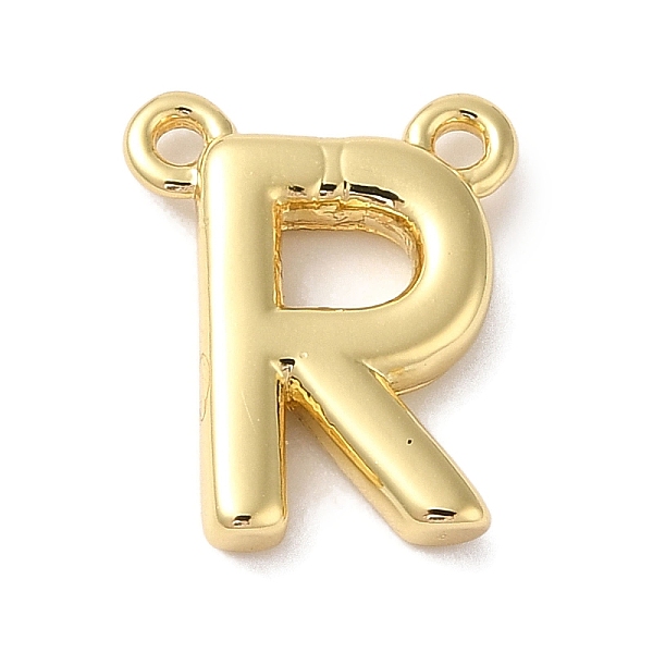 

PandaHall Rack Plating Brass Pendants, Long-Lasting Plated, Lead Free & Cadmium Free, Letter Charms, Real 18K Gold Plated, Letter R...