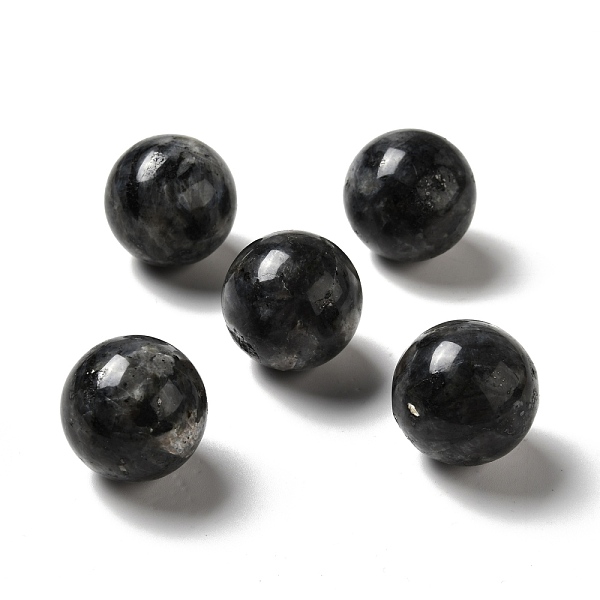 

PandaHall Natural Larvikite Beads, No Hole/Undrilled, Round, 25~25.5mm Larvikite Round