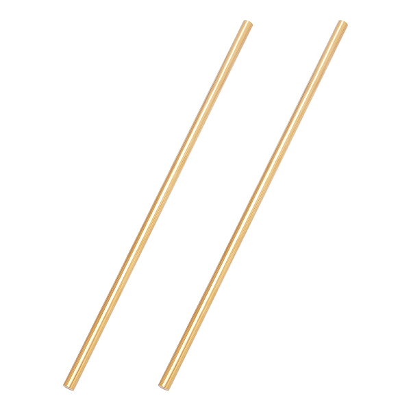 

PandaHall BENECREAT Brass Stick, Round, Golden, 30x0.8cm Brass