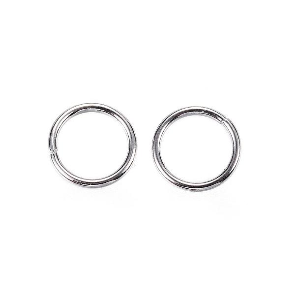 

PandaHall 304 Stainless Steel Jump Rings, Open Jump Rings, Stainless Steel Color, 7x0.8mm, Inner Diameter: 5.4mm, 20 Gauge 304 Stainless...