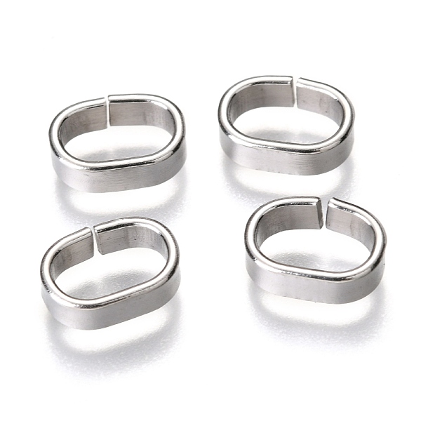 

PandaHall 201 Stainless Steel Quick Link Connectors, Oval, Stainless Steel Color, 11x7.8x3.5mm, Inner Diameter: 9x5.5mm 201 Stainless Steel...