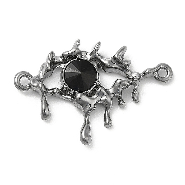 

PandaHall Alloy Jet Rhinestone Pendants, Eye with Tears Charms, Gunmetal, 30x21x4mm, Hole: 1.6mm Alloy+Rhinestone Eye Black