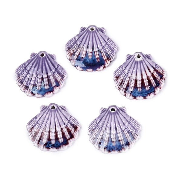 Vintage Handmade Porcelain Pendants