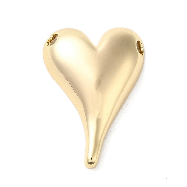 

PandaHall Brass Pendants, Heart, Real 18K Gold Plated, 37x25.5x7mm, Hole: 3.5x4mm Brass Heart