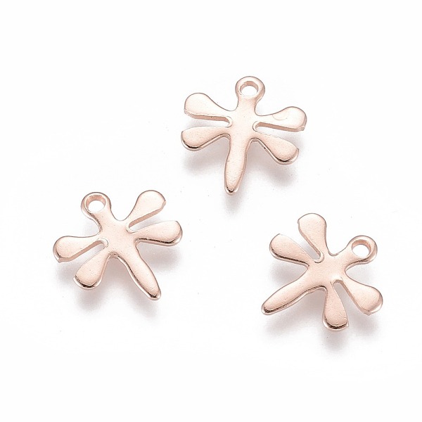 

PandaHall 201 Stainless Steel Charms, Dragonfly, Rose Gold, 12x11x0.8mm, Hole: 1.2mm 201 Stainless Steel Dragonfly