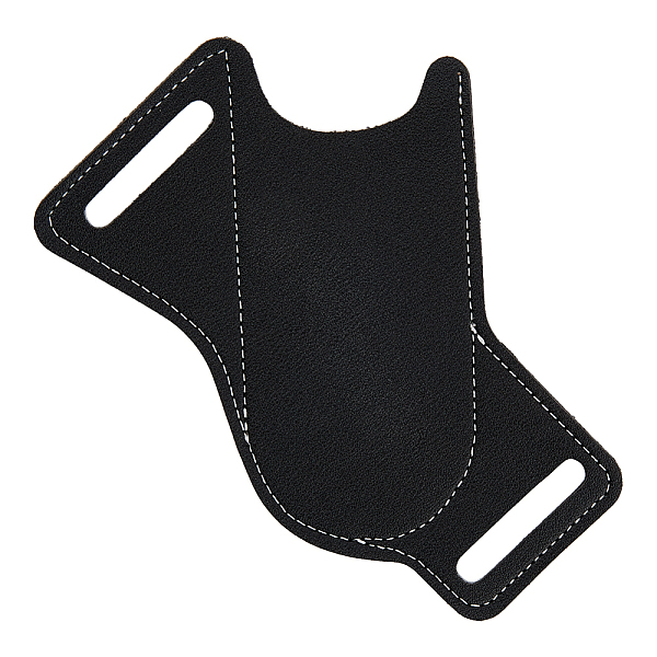 

PandaHall Cowhide Folding Knife Protective Case, Black, 120x158x3.5mm, Hole: 8.5x43mm Leather Black