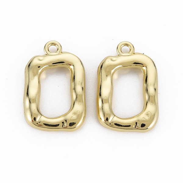 

PandaHall Rack Plating Alloy Pendants, Cadmium Free & Nickel Free & Lead Free, Rectangle, Light Gold, 22.5x14.5x3.5mm, Hole: 1.8mm Alloy...