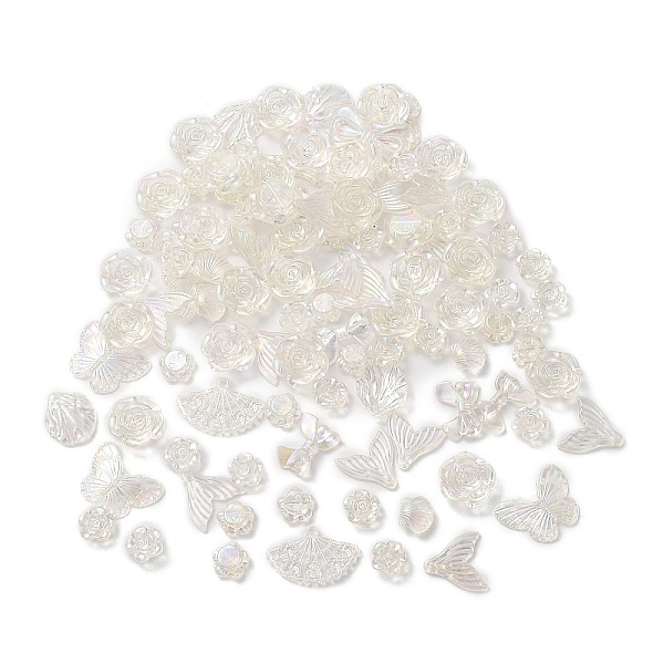 

PandaHall DIY Jewelry Making Finding Kit, Incluidng Transparent Acrylic Charms and Beads, AB Color, Mixed Shapes, Clear, 11~21x12~27x3~7mm...