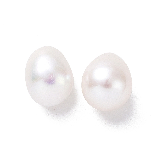 

PandaHall Natural Cultured Freshwater Pearl Beads, No Hole, Antique White, 6~9.5x7~7.5x6.5~7mm Pearl Others