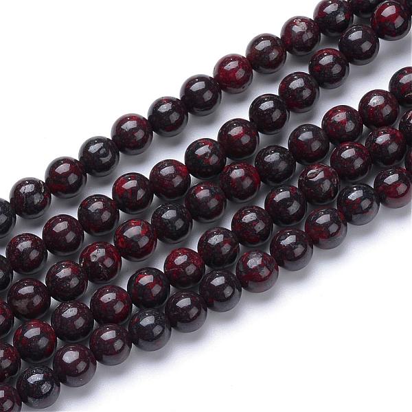

PandaHall Natural Bloodstone Beads Strands, Heliotrope Stone Beads, Round, 4~4.5mm, Hole: 0.5mm, about 86pcs/strand, 15.3 inch Bloodstone...