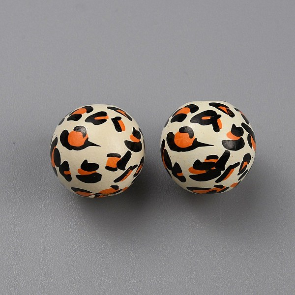 Printed Wood Beads - image