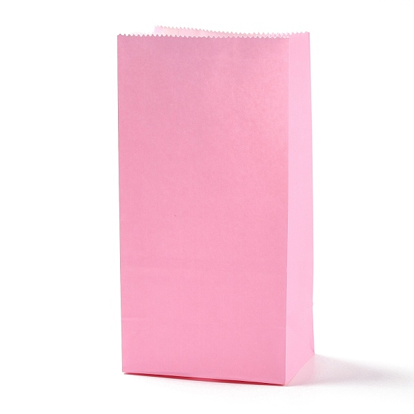 

PandaHall Rectangle Kraft Paper Bags, None Handles, Gift Bags, Hot Pink, 9.1x5.8x17.9cm Paper None