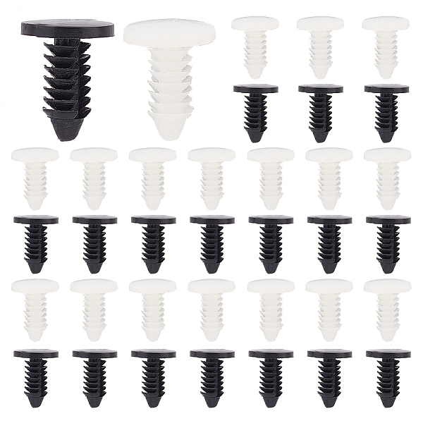 

PandaHall AHANDMAKER 200Pcs Plastic Rivets Plastic Push Pin Rivet Fasteners Plastic Hole Hood Push Pins Honeycomb Laser Bed Hold Down Pins..., Multicolor