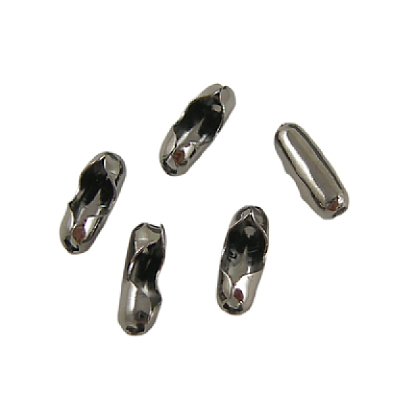 

PandaHall Brass Ball Chain Connectors, Gunmetal, 7.5x2.5mm, Hole: 0.8mm, Fit for 2mm ball chain Brass