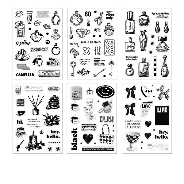 Black and White Series Picture Stickers