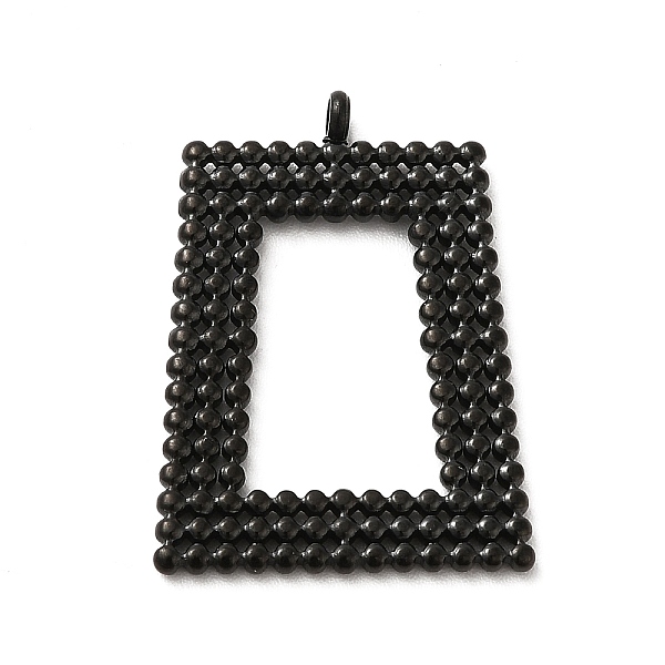 

PandaHall 304 Stainless Steel Pendants, Trapezoid Charm, Electrophoresis Black, 27x20x1.5mm, Hole: 1.8mm 304 Stainless Steel Trapezoid