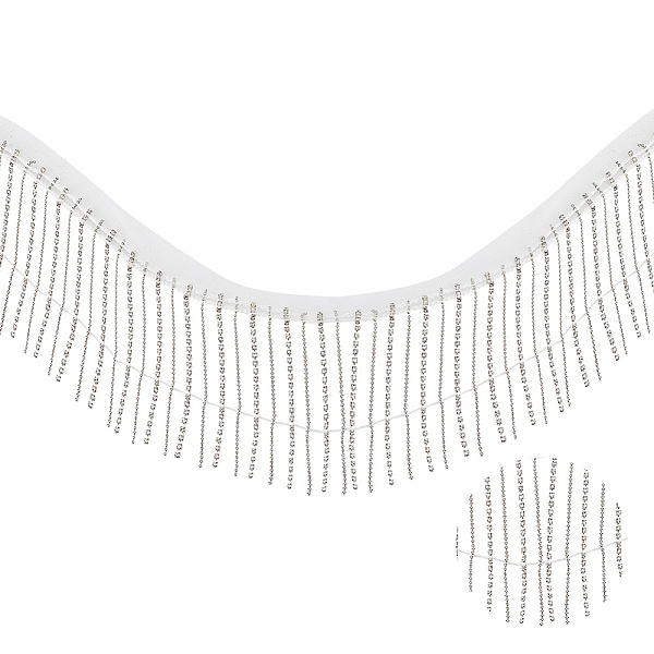 1 Yard Iron Rhinestone Chain Tassel Fringe Trimming