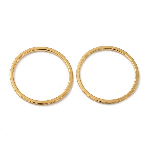 

PandaHall Ion Plating(IP) 304 Stainless Steel Plain Band Rings, Golden, US Size 9(18.9mm) 304 Stainless Steel Ring