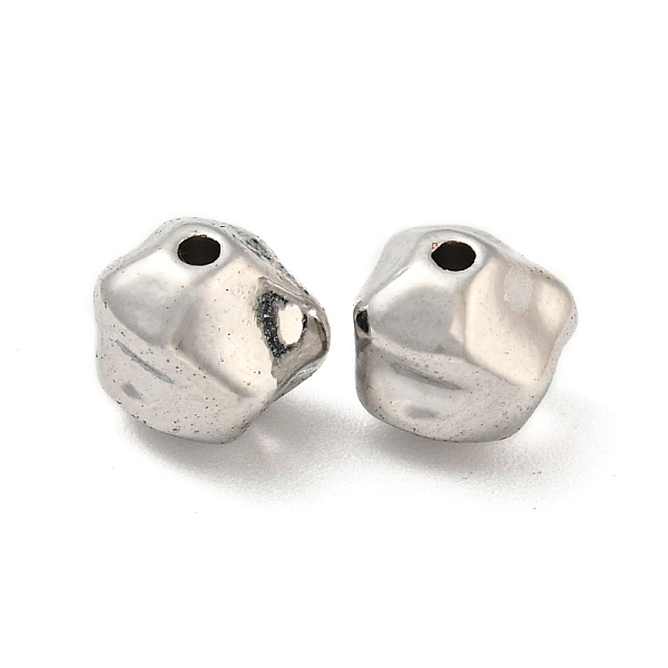 

PandaHall Alloy Beads, Long-Lasting Plated, Lead Free & Cadmium Free & Nickel Free, Platinum, 7x7.5x7mm, Hole: 1.2mm Alloy