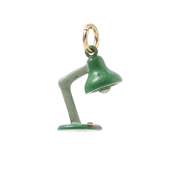 Brass with Enamel Pendants