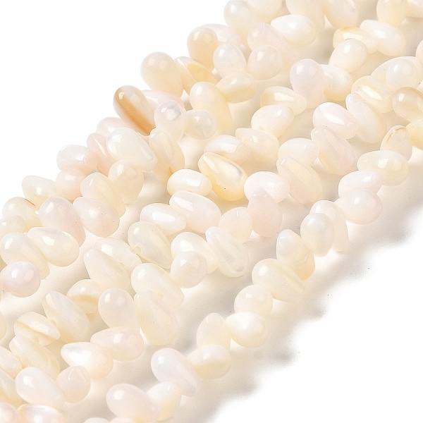 

PandaHall Natural Freshwater Beads Strands, Teardrop, 6~7.5x3~4x3~4mm, Hole: 0.8mm, about 116~119pcs/strand, 14.88''~14.96''(37.8~38cm)...