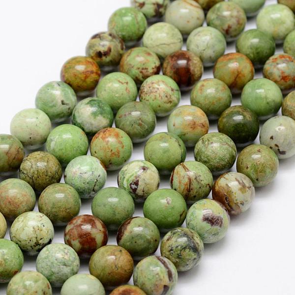 Natürlichen Grünen Opal Perlen Stränge
