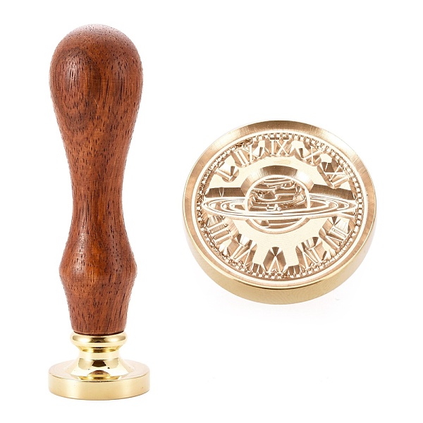 

PandaHall Brass Wax Sealing Stamp, with Rosewood Handle for Post Decoration DIY Card Making, Plane Pattern, 89.5x25.5mm Brass Airplane