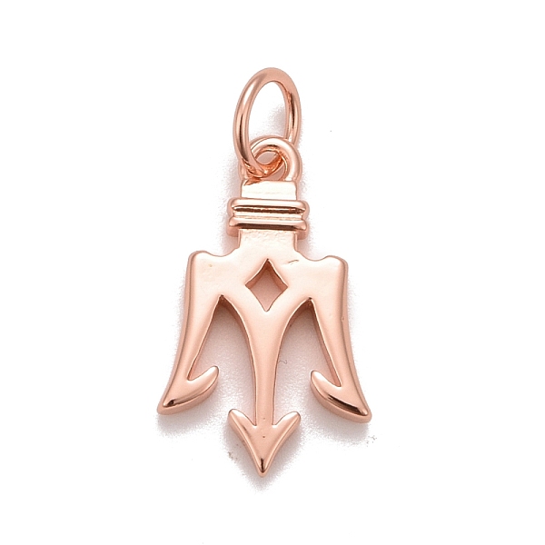 

PandaHall Rack Plating Eco-friendly Brass Charms, with Open Jump Rings, Cadmium Free & Lead Free, Arrow, Real Rose Gold Plated, 19x12x2.5mm...
