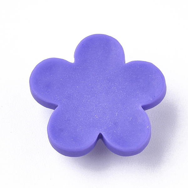 

PandaHall Resin Cabochons, Flower, Mauve, 18x19x6.5mm Resin Flower Purple