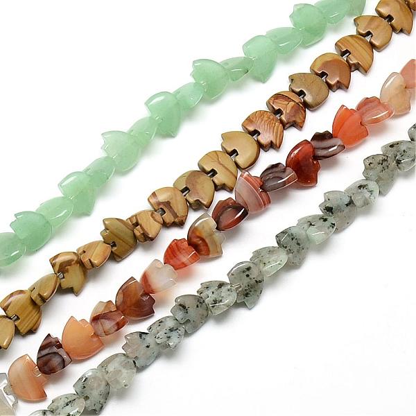 

PandaHall Natural & Synthetic Mixed Gemstone Beads Strands, Polar Bear, 9.5~11x13.5~15x4.5~5mm, Hole: 1mm, about 39~41pcs/strand, 14.9 inch...