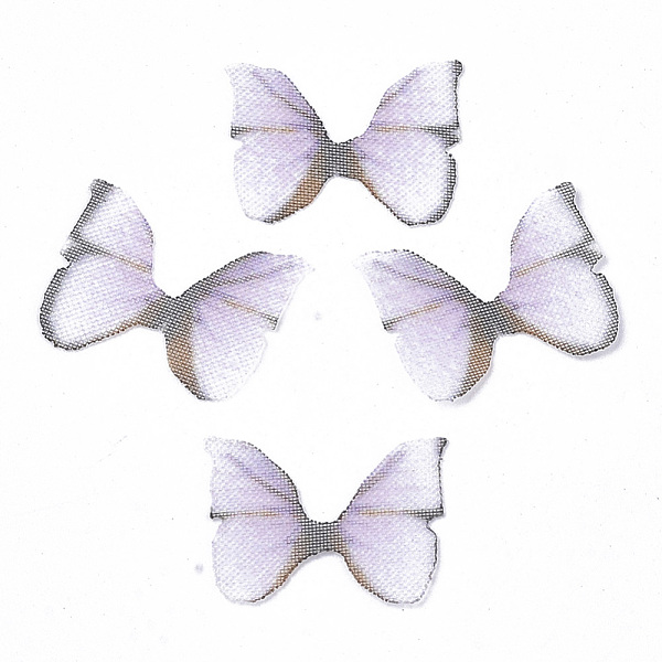 

PandaHall Two Tone Polyester Fabric Wings Crafts Decoration, for DIY Jewelry Crafts Earring Necklace Hair Clip Decoration, Butterfly Wing..., Purple