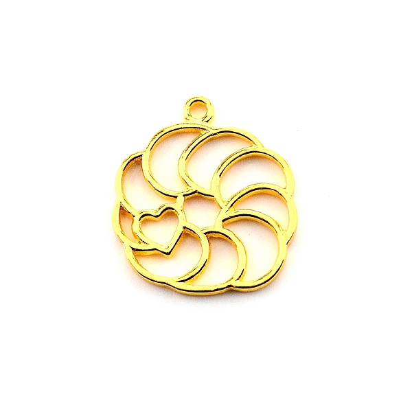 

PandaHall Alloy Open Back Bezel Pendants, for DIY UV Resin, Epoxy Resin, Pressed Flower Jewelry, Cadmium Free & Lead Free, Flower, Golden...