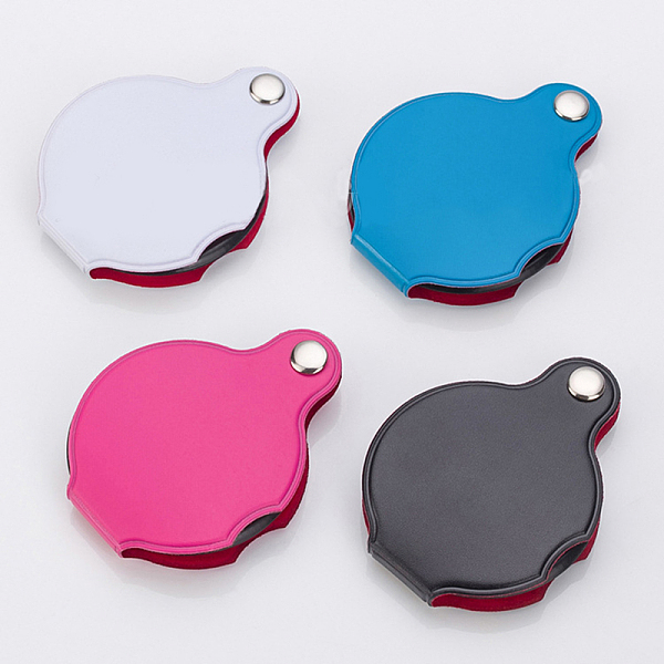 

PandaHall Mini Glass Lens Magnifier, with Leather Pouch, Folding Magnifying Tool, Random Single Color or Random Mixed Color, Magnification..., Multicolor
