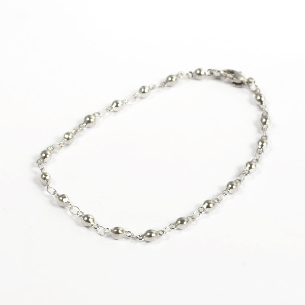 

PandaHall 304 Stainless Steel Bracelets, Round Link Bracelets, with Lobster Claw Clasps, Stainless Steel Color, 200x3mm(7.87 inch) 304...