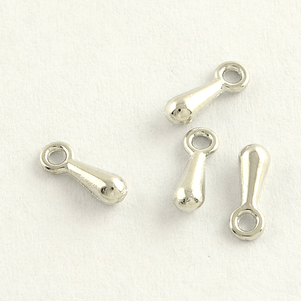 

PandaHall Zinc Alloy Teardrop Charms, Chain Extender Drop, Cadmium Free & Nickel Free & Lead Free, Platinum, 7x2mm, Hole: 1mm, about...