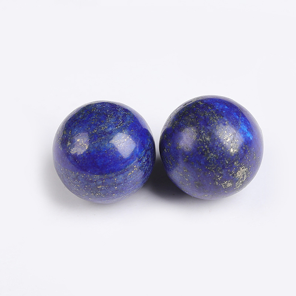 

PandaHall Dyed Natural Lapis Lazuli Round Beads, Gemstone Sphere, No Hole/Undrilled, 16mm Lapis Lazuli Round