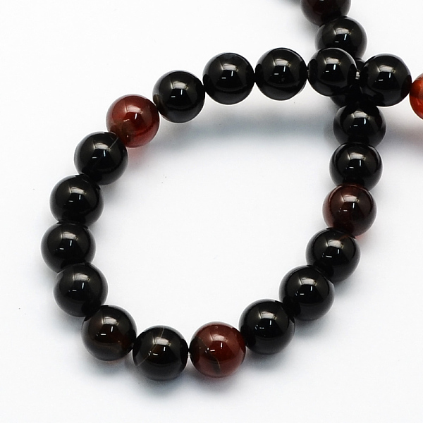 Natural Agate Round Beads Strands