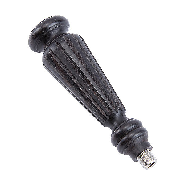 PandaHall Sandalwood Handle, for Wax Seal Stamp, Wedding Invitations Making, Black, 9.4x2.45cm Wood Black