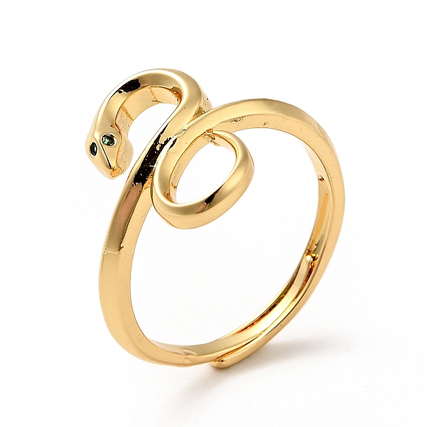 

PandaHall Green Cubic Zirconia Snake Wrap Adjustable Ring, Brass Jewelry for Women, Mixed Color, US Size 6 1/2(16.9mm) Brass+Cubic Zirconia...
