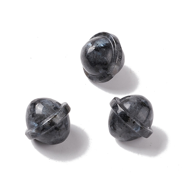 

PandaHall Natural Larvikite Beads, No Hole, Saturn Shape, 19x20mm Larvikite Planet