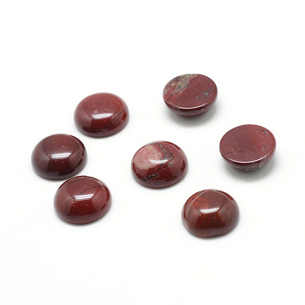 

PandaHall Natural Rainbow Gemstone Cabochons, Half Round, 20x6.5mm Rainbow Stone Half Round