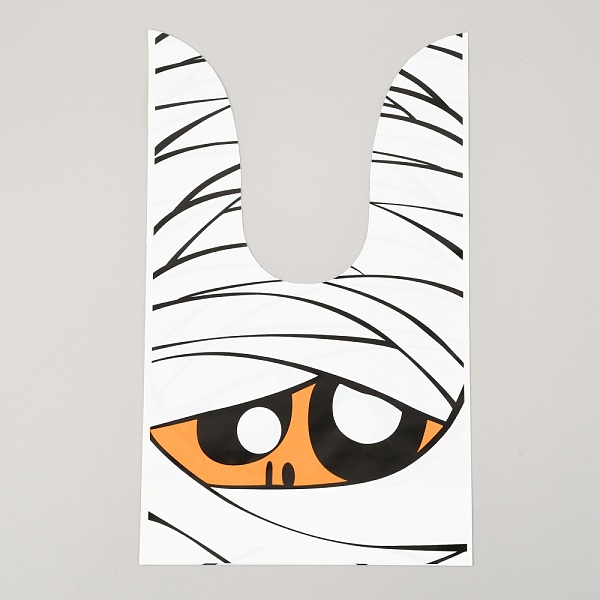 

PandaHall Halloween Theme Plastic Bags, for Halloween Party Sweets Snack Gift Ornaments, Halloween Themed Pattern, 22.6x13.5cm, 50pcs/bag...