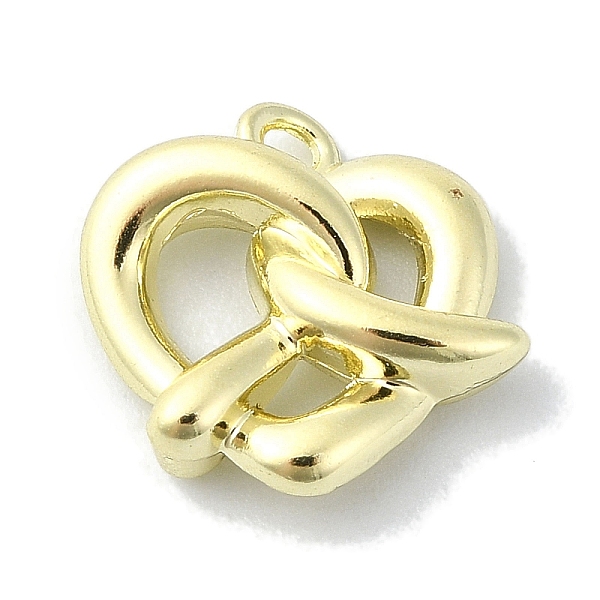 

PandaHall Alloy Pendant, Heart with knot, Golden, 13x12.5x3.5mm, Hole: 2mm Alloy Heart