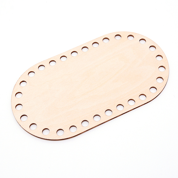 

PandaHall Basswood Blank Board, with Hole, Unfinished Wood Craft, Oval, BurlyWood, 15~28x10~30x0.3cm, Hole: 8mm, 7pcs/set Wood Orange