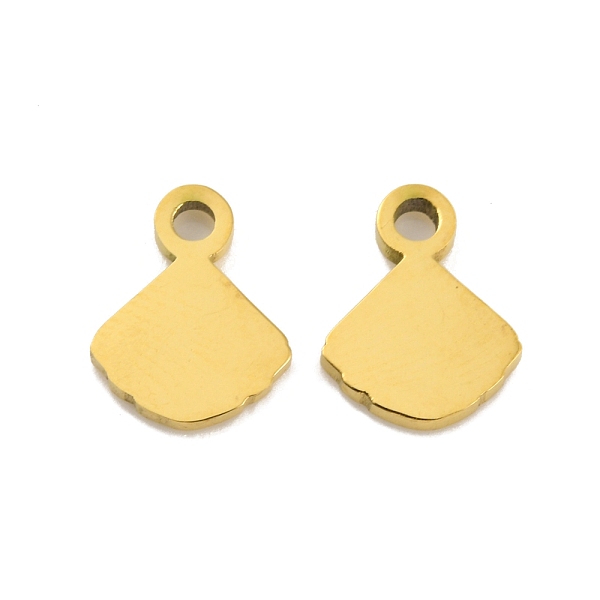 

PandaHall Ion Plating(IP) 304 Stainless Steel Charms, Laser Cut, Shell Shape Charm, Real 18K Gold Plated, 9x7x1mm, Hole: 1.4mm 304 Stainless...