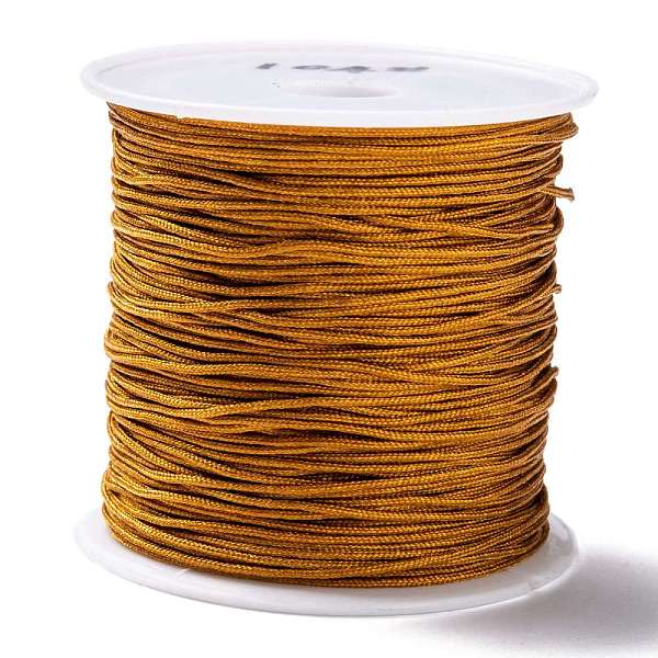 

PandaHall Nylon Thread Cord, DIY Braided Ball Jewelry Making Cord, Orchid, 0.8mm, about 10m/roll(10.93yards/roll) Nylon Purple