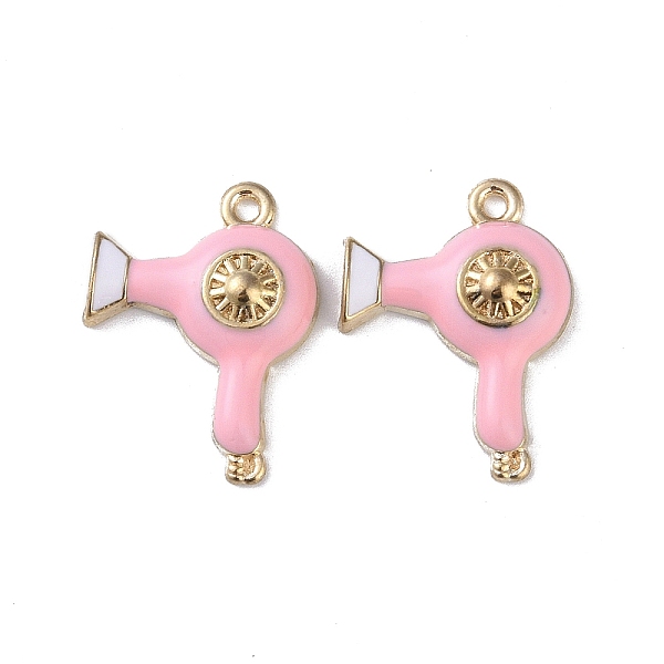 

PandaHall Alloy Enamel Pendants, Cadmium Free & Lead Free, Golden, Hair Dryer Charm, Pink, 25.5x19.5x5.5mm, Hole: 1.8mm Alloy+Enamel Others...