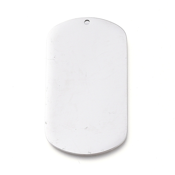 

PandaHall 304 Stainless Steel Pendants, Manual Polishing, Stamping Blank Tag, Laser Cut, Oval, Stainless Steel Color, 37x20x0.8mm, Hole...